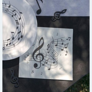 20 tovaglioli di carta per note musicali, tovaglioli per decoupage, stoviglie per feste con note musicali, tovaglioli per feste in discoteca, articoli per feste di compleanno per musicisti