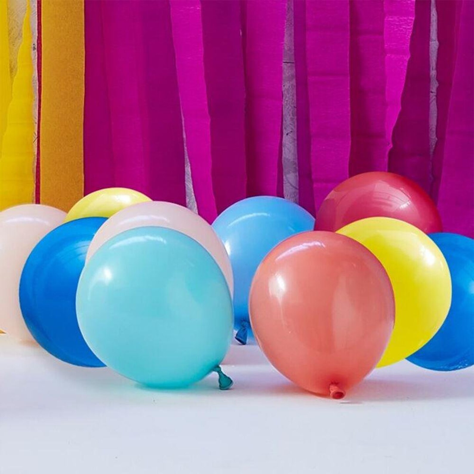 Multicoloured 5'' Party Balloon Pack Small Birthday Etsy