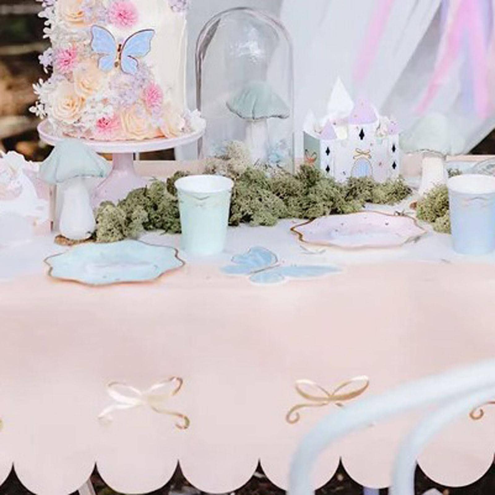 Nappe Jetable En Plastique Rose Clair 137 X 274 Cm Pour Intérieur Ou