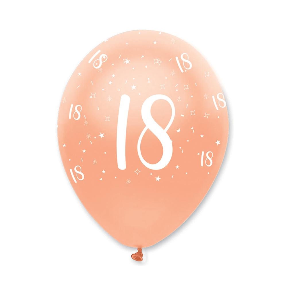 18. Geburtstag Deko Set – 20 Teller & 20 Servietten In Roségold – Für Mädchen-Partys