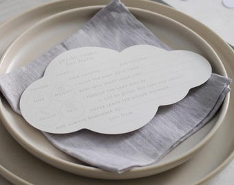 Iriserende advieskaarten babyshower, babyshowerspel, mama-to-be-feestspel, gedenkwaardige aandenkens