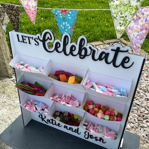 9 Ersatz-Bonbonbeutel nur für Sweet Treat Wall, Pick n Mix-Beutel