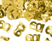 Number 60 Multi Colour Metallic Confetti 14g – Buntes Folienkonfetti Für Jubiläum & Party