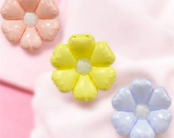 Floral Balloons – Set of 3 Decorative Balloons for Garden Party, Birthday, Baby Shower, Wedding & Spring Celebration Decor