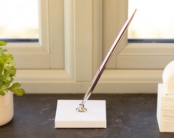 Wedding Reception Guest Book Signing Pen & Love Holder Stand Set Bridal Favors Wedding Reception Guest Book Signing Pen & Love Holder Stand Set Bridal Favors