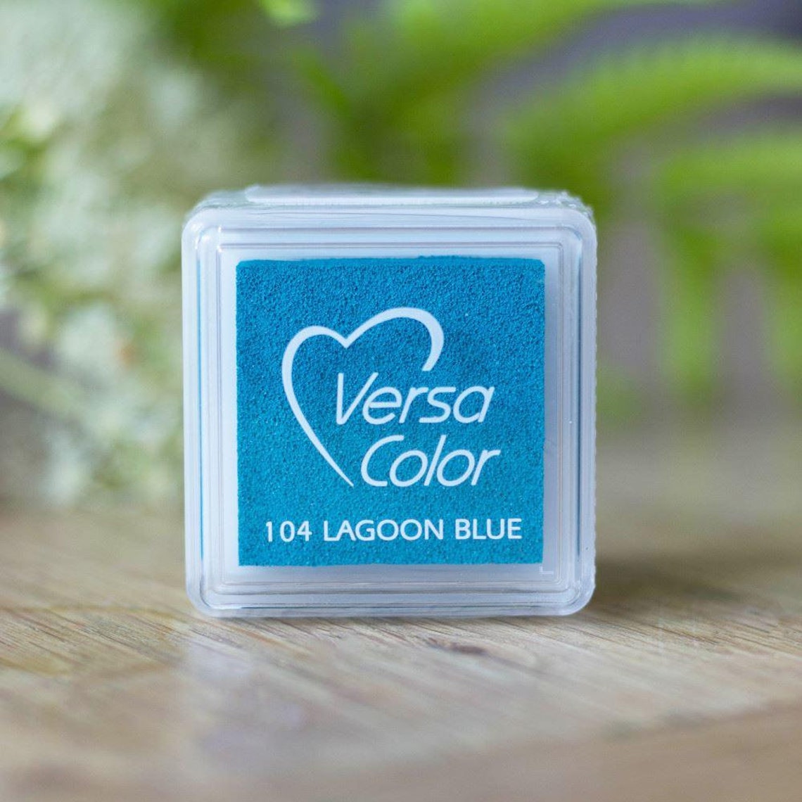 Versacolor Lagoon Blue Ink Pad Small Blue Pigment Ink Pad Etsy