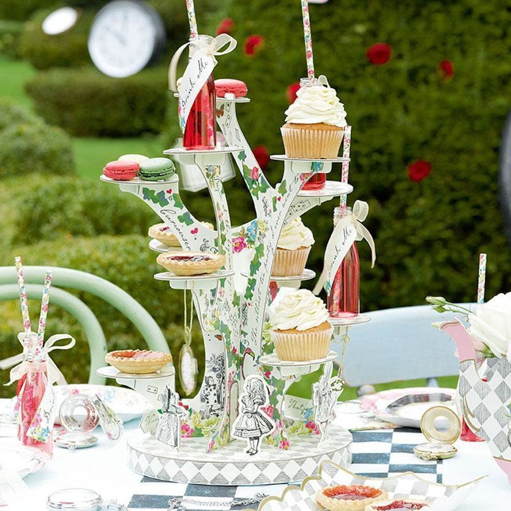 Let's Part-Tea Bridal Vintage Alice In Wonderland Bridal Shower
