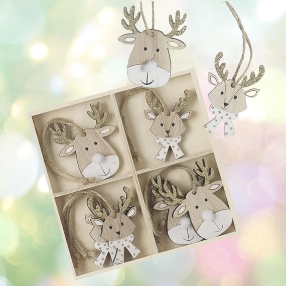 Woodland Moose クリスマスオーナメントセット 吊り下げクリスマス