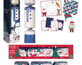 Christmas Eve Jumbo Christmas Cracker, Childrens Activity Giant Cracker, Novelty Giant Cracker, Christmas Eve Gift For Kids Snowman or Santa