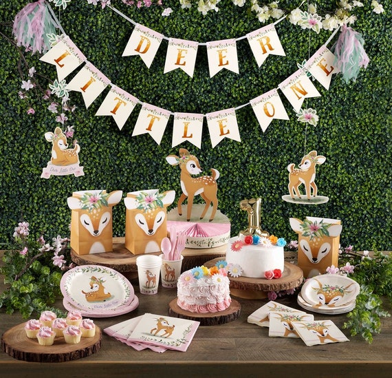 CUTE CHRISTENING BIRTHDAY BABY PARTY BAMBI PARTY CUPS 