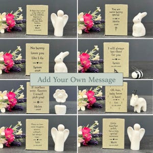 Personalised Porcelain Matchbox For Family and Loved Ones, Friendship Boxed Gift, Keepsake Ornament, Porcelain Token Gift