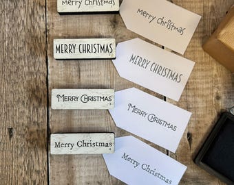 Große frohe Weihnachten Stempel für festliche Bastelprojekte Scrapbook und Tintenstempel, Weihnachtsgrüße Stempel, DIY Karten und Tags