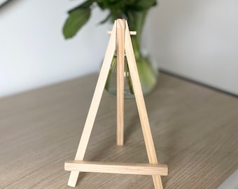 Small Wooden Easel 20cm, Wedding Decorations, Table Centre Pieces, Wedding Table Numbers, Party Table Numbers, Party Signs