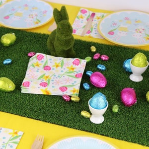 Grass Table Runner Artificial & Decorative, Party Table Decorations, Easter Springtime Decor, Wedding Table Decoration 1.5m