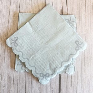 12 tovaglioli di carta smerlati azzurri, tovaglioli usa e getta per tutte le celebrazioni, compleanni, matrimoni, baby shower, tovaglioli con bordo arricciato per feste
