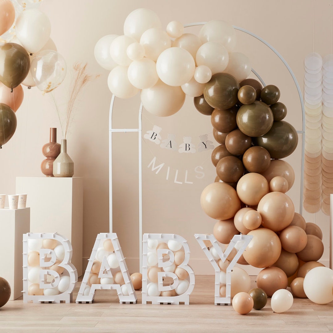 Baby Shower Teddy Bear Range Decorazioni, Gender Neutral Party, Neutral Baby  Shower Decorazioni, Palloncini Bunting Cake Topper Table Confetti -   Italia