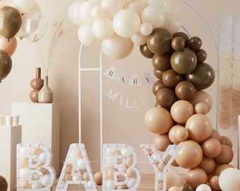 Baby Shower Teddy Bear Range Decorations, Gender Neutral Party, Neutral Baby Shower Decorations, Balloons Bunting Cake Topper Table Confetti