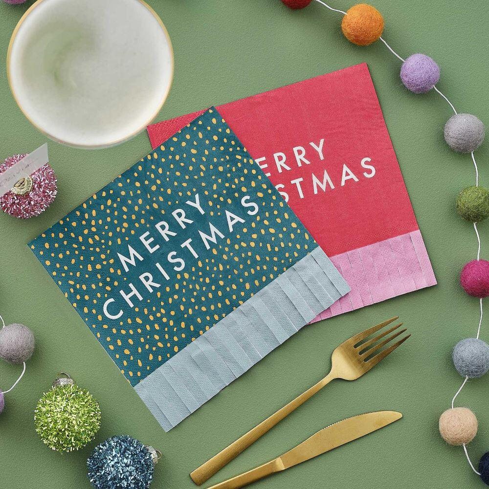 Serviettes De Noël Décoratives - / Set Vaisselle De Fête De Serviette
