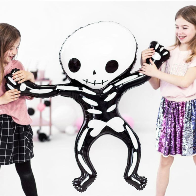 39'' Large Skeleton Foil Balloon Halloween Party Etsy UK