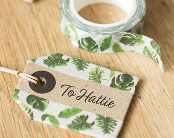 Tropischeblatt Washi Tape Blätter Washi Tape Japanische | Etsy