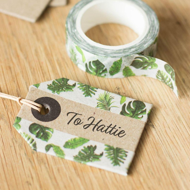 5M Green Plant Leaf Washi Craft Tape Decorative Tape Etsy