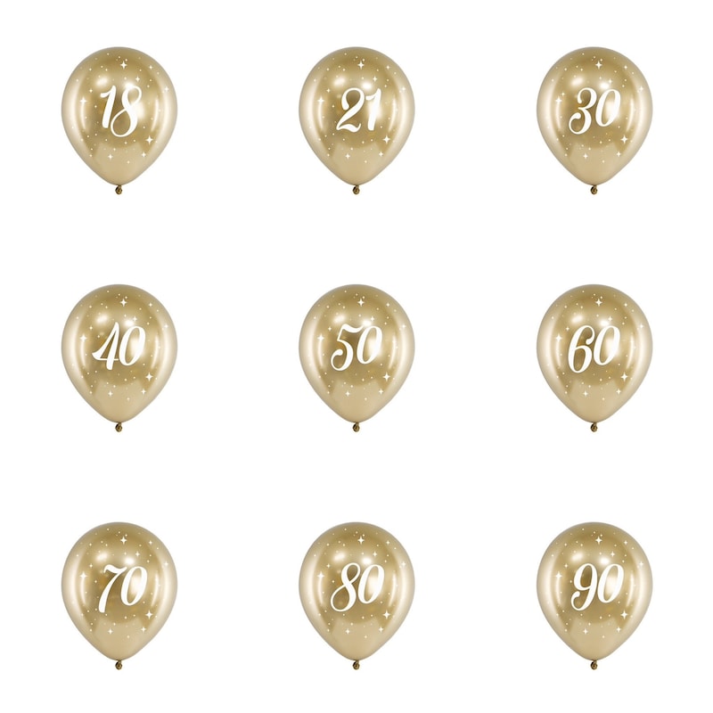 Brand New 10th Balloons - Etsy Australia