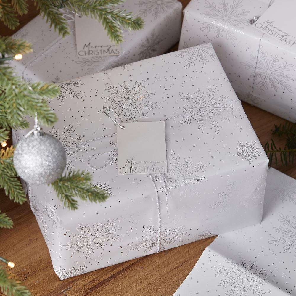 CleverDelights Matte White Wrapping Paper - 30 x 50Ft Roll - 125 SqFt -  Premium Gift Wrap Paper