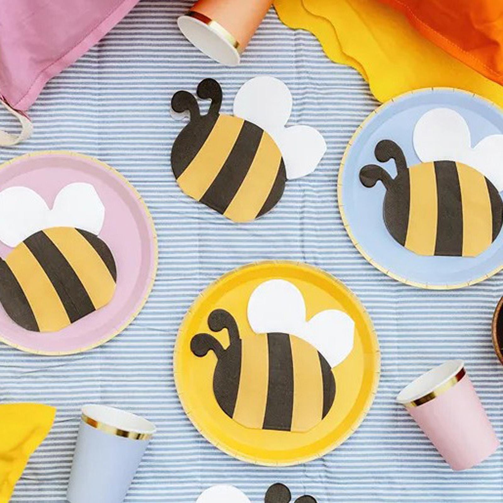 12 Glitternde Schwarze Bienen-Ausschnitte Für Tischdeko | Doppelseitig, 4 Zoll – Perfekt Für Geburtstag, Babyparty & Mehr