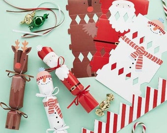 DIY Christmas Cracker Kit, Festive Friends Crafts, Make Your Own Crackers, Christmas Crafts, Family Christmas Fun 6 Pack