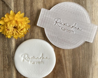 Ramadan Kareem Cupcake Icing Embosser, Eid Ramadan Cake Stamp, Cookie Biscuit Icing Stencil, Cake Decorating, Cupcake Decoration