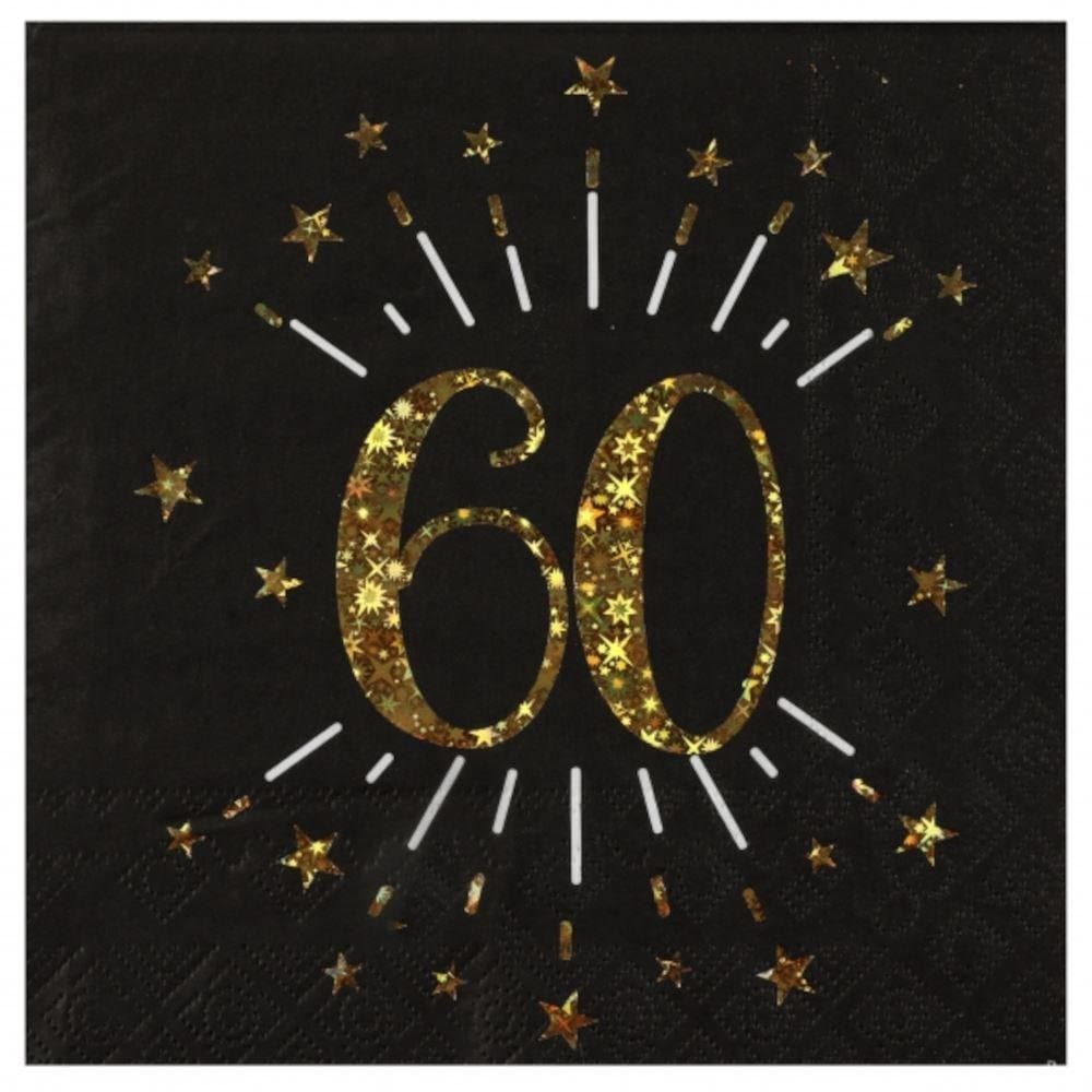 Youmewell Gestreifte Papier-Servietten – 60 Stück, 33 X 33 Cm, 3-lagig, Für Partys & Feiern