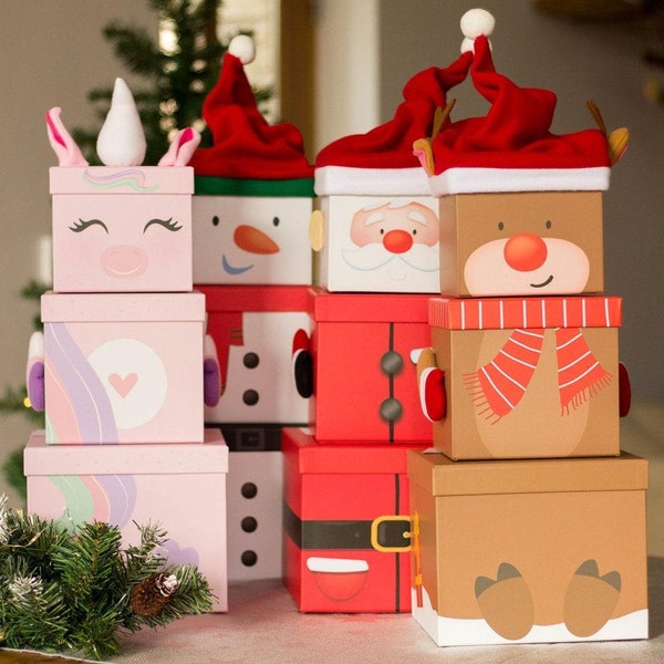 Stacking Gift Boxes Etsy