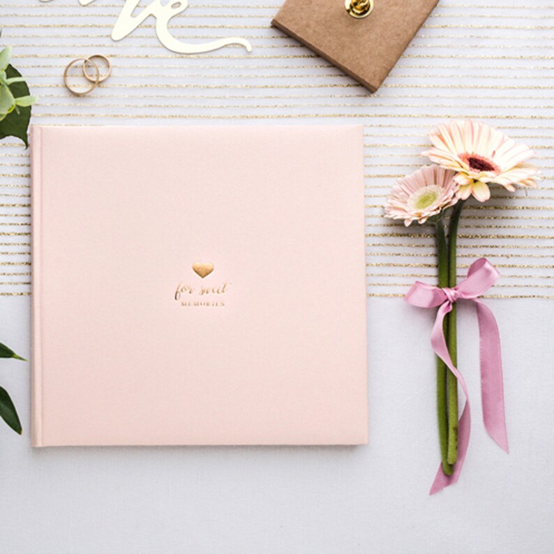 Guest Book For Sweet Memories Powder Pink 22 Pages Wedding Keepsake