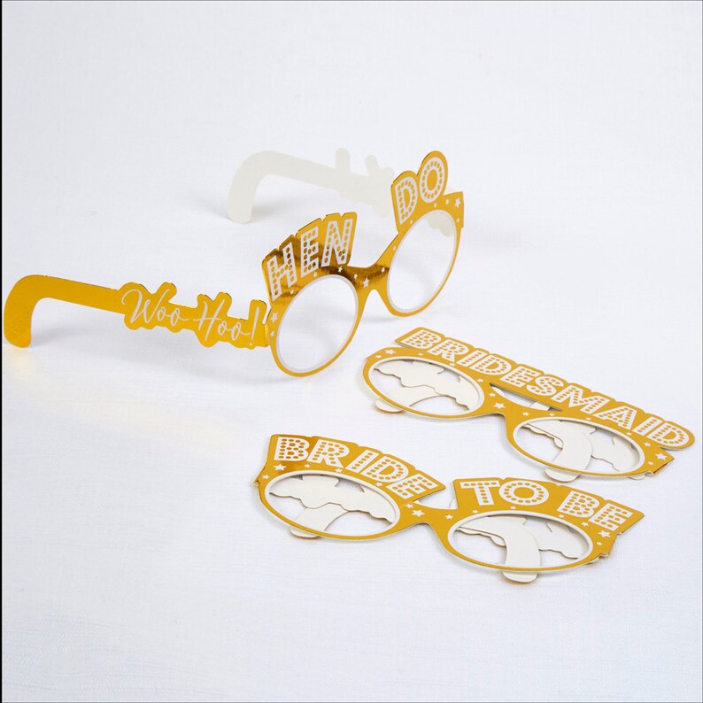 hen party novelty glasses