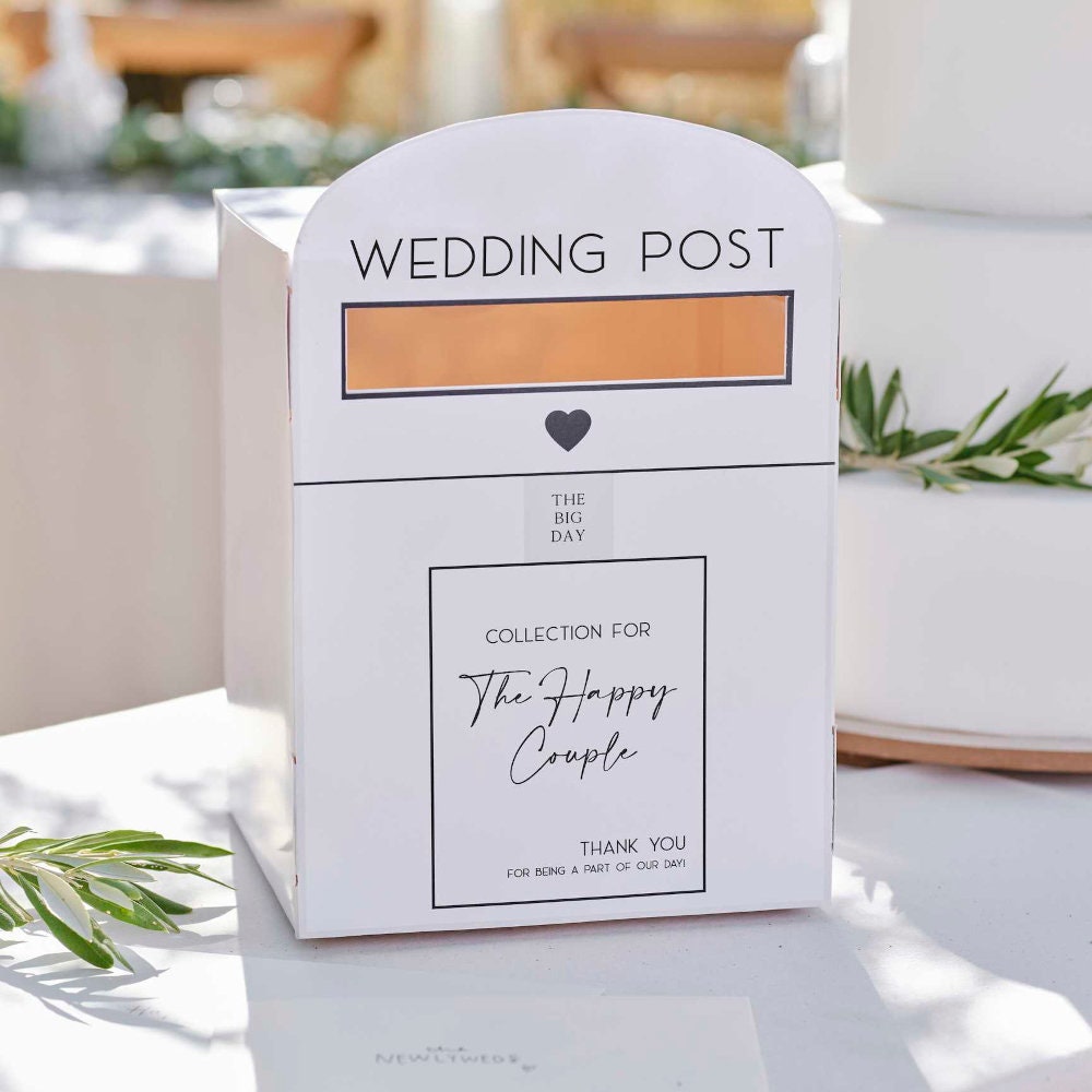 Modern Wedding Post Box Wedding Cards Keepsake Box Wedding