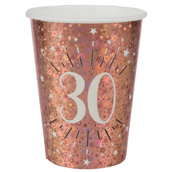 Birthday Milestone Paper Cups Birthday Milestone Paper Cups