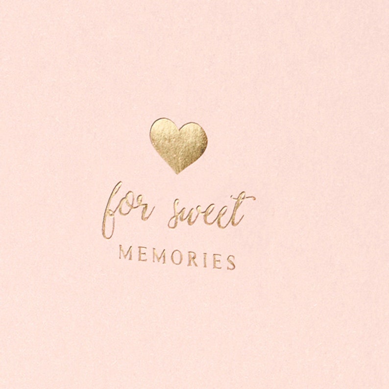 Guest Book For Sweet Memories Powder Pink 22 Pages Wedding Keepsake