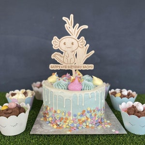 Cake topper anniversaire thème lapin - Print Your Love
