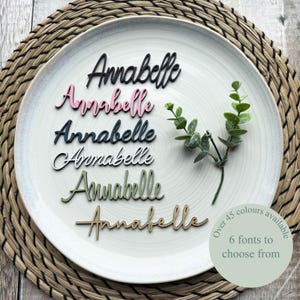 Personalisierter Holznamen | Personalisiertes Hochzeitsgeschenk Schneller Versand in Großbritannien