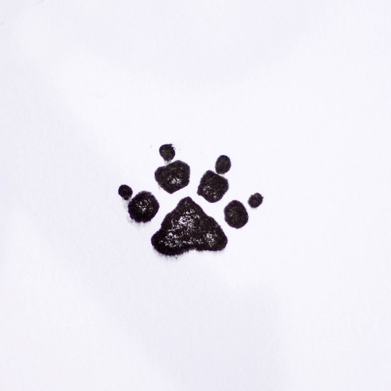 Paw Print Stamp, Cat Paw Stamp, Dog Paw Stamp, Pet Paw Stamp, Paw Stamp,  Animal Paw Stamp, Small Paw Stamp 