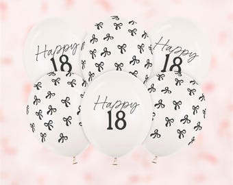 Dargds Set Decorazione 18° Compleanno Per Ragazza – Palloncini Oro Rosa E Ghirlanda