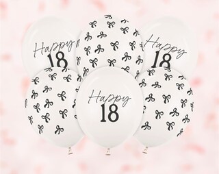 Dargds Set Decorazione 18° Compleanno Per Ragazza – Palloncini Oro Rosa E Ghirlanda