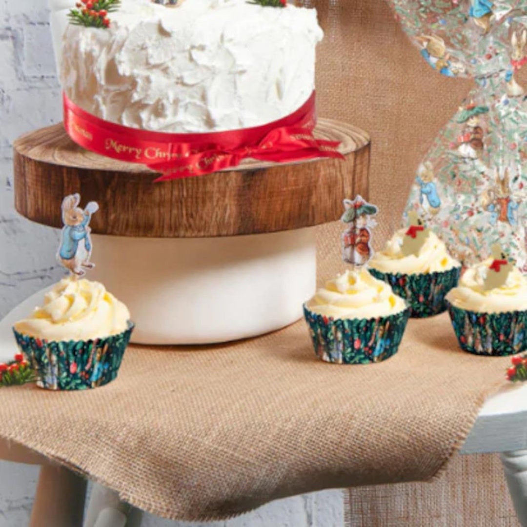 Peter Rabbit Christmas Cupcake Kit, Beatrix Potter Festive Cooking ...