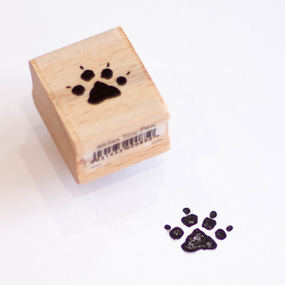 Paw Print Stamp Cat Paw Stamp Dog Paw Stamp Pet Paw Stamp Etsy UK