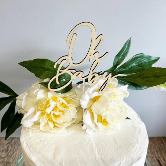 Decorazione per torta per baby shower