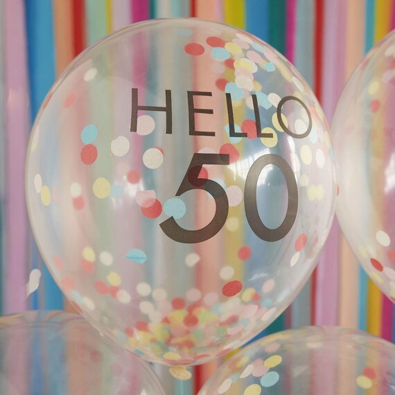 50 Ballons Crystal Multicolore pour l'anniversaire de votre enfant