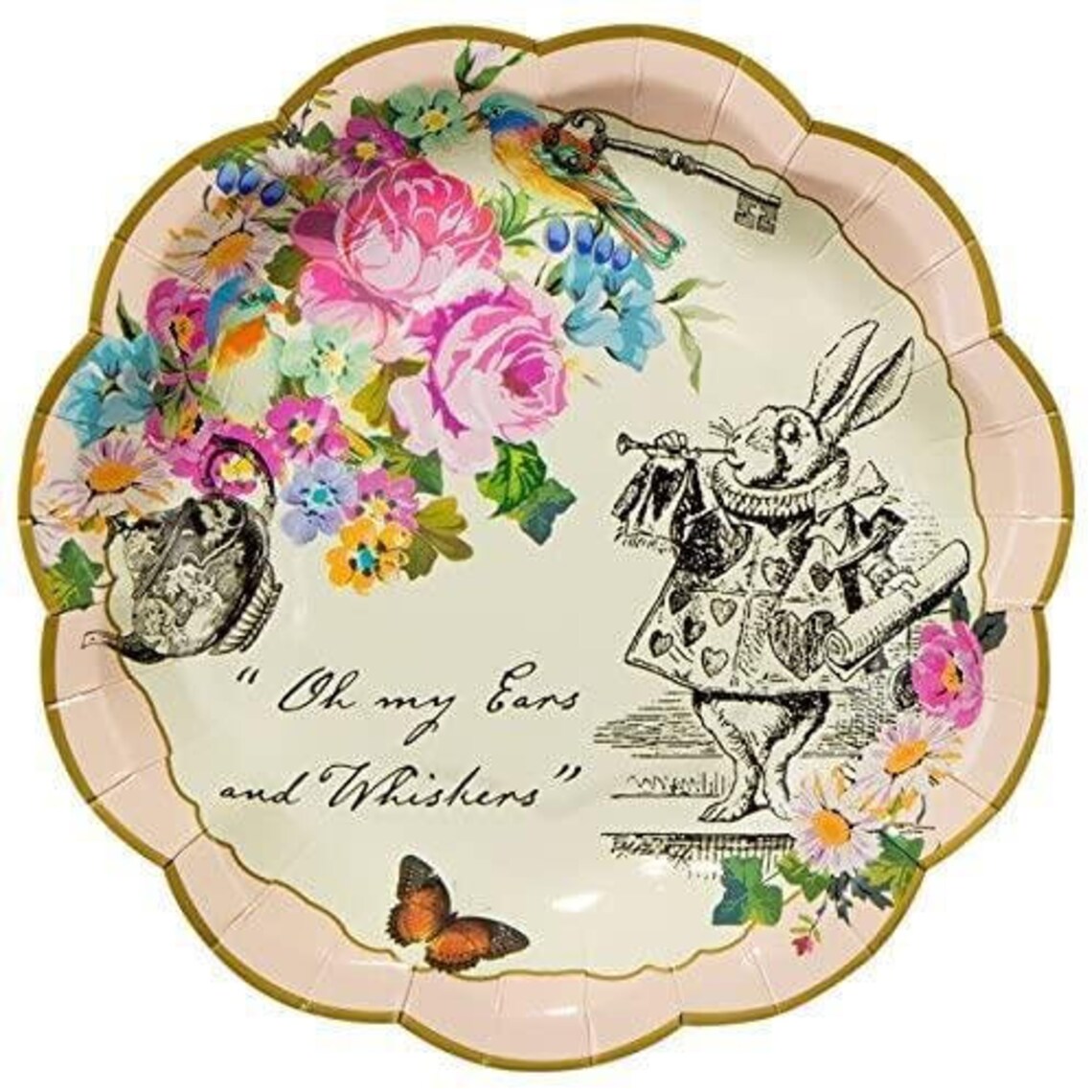 20 Truly Alice in Wonderland Napkins and 12 Party Plates Pack Etsy