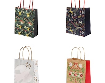 Christmas Gift Bags (Various Designs), Eco-Friendly Gift Wrapping Bags, Holiday Gift Bags, Festive Party Bags, Christmas Party Bags