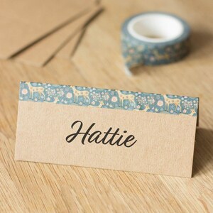 10m Weihnachten Rentier Bastelband, Dekoratives Bastelband, Scrapbooking Tape, Masking Tape, Weihnachtsdeko Tape