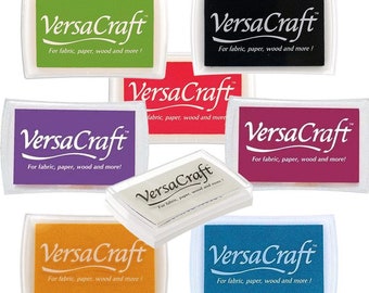 Large Colour Ink Pads, Pigment Ink Pad, Versacraft Colour Stamp Pad, Inkpad For Rubber Stamp, Colour Ink Pad, Scrapbooking Ink 76x47mm